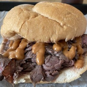 Food at Beefy King located in Orlando, FL.