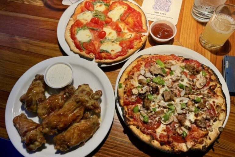 Food at Mamma Celeste's Gastropub located in Sparks, NV.