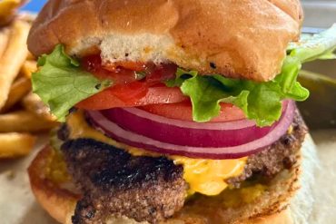 The Oscar Burger at Oscar's Breakfast, Burgers & Brews in Barboursville, WV