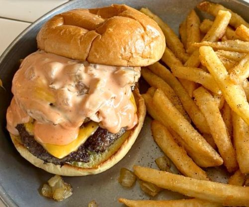 In 'N Out Burger at Bourbon's Kitchen in Middletown, Ohio