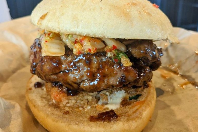Bulgogi Burger at Peppered Pig in Huntsville, Alabama