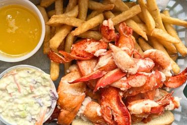Lobster Roll at Eagles Nest Restaurant in Brewer, Maine