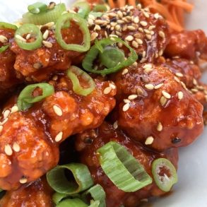 Korean Popcorn Chicken at The Stage Restaurant & Cafe in Keene, NH