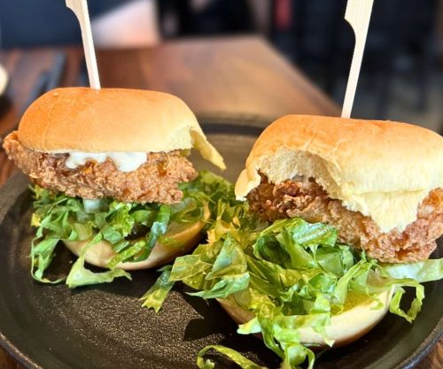 Crispy Catfish Sliders at Honeybird in East Providence, RI