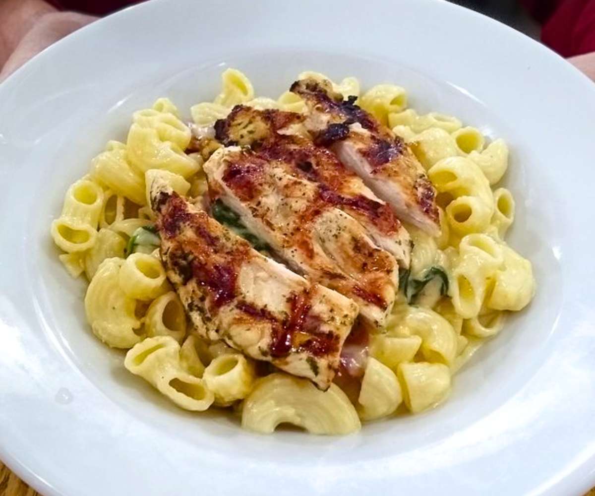 Chicken Gouda Mac at The Backyard in Milton, Delaware