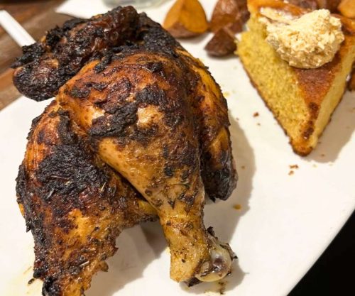 Rotisserie Chicken at ROAM Kitchen + Bar in Sioux Falls, South Dakota