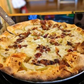 Rutland Raider Pizza at Hop'n Moose in Rutland, Vermont