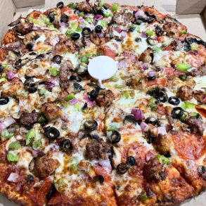 Combination Pizza at Cali Pizza in San Jose, CA