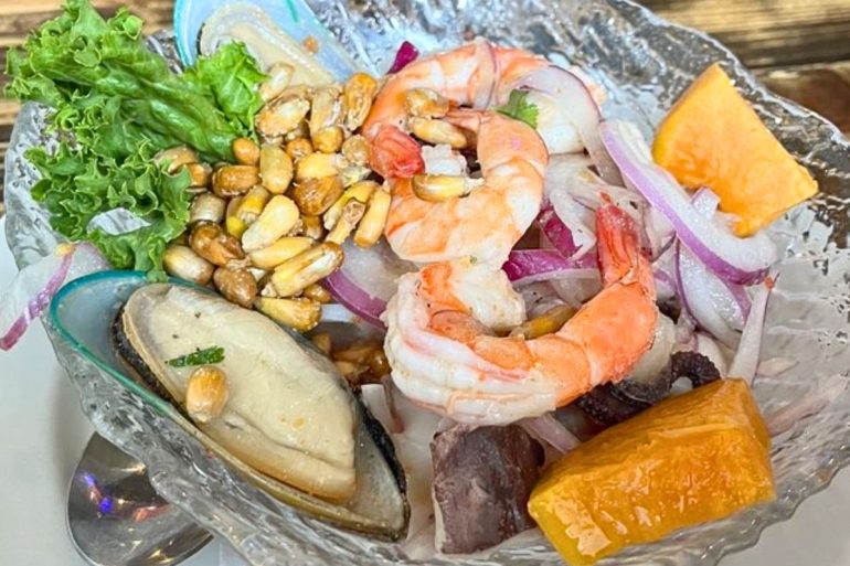 Ceviche mixto at Pisco Latin Kitchen in Sandy Springs, Georgia