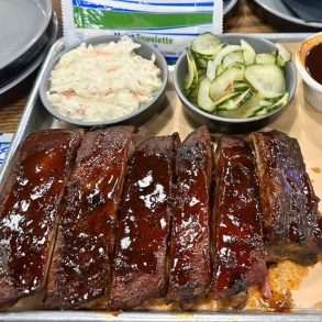 BBQ St. Louis Ribs at Lost Cowboy Brewing in Nashua, New Hampshire