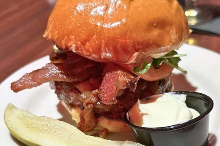 Brasserie Burger at Redcoat Tavern in Royal Oak, Michigan