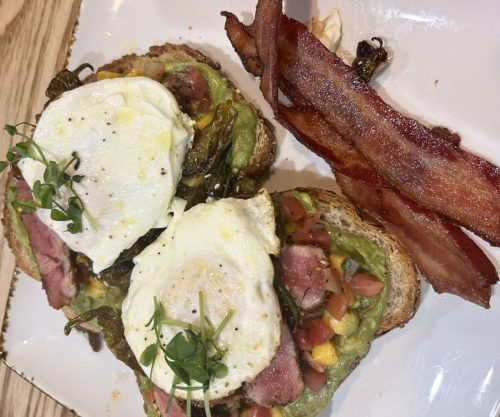 Avocado Toast of the Day at Young Cardinal Cafe in Winston-Salem, NC