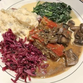 Lamb Meatloaf at The Marble Table in Billings, Montana