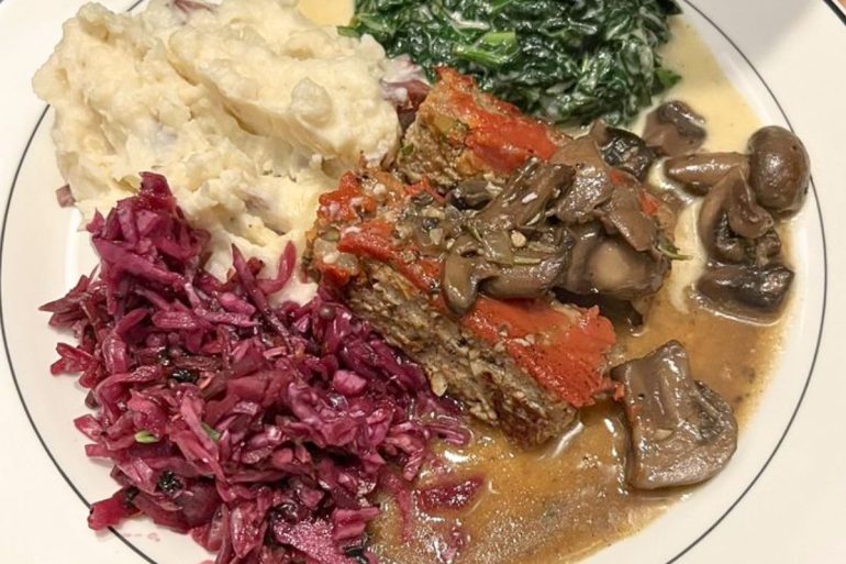Lamb Meatloaf at The Marble Table in Billings, Montana