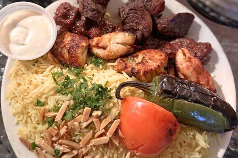 Mixed Kebab Platter at Abu Rass in Paterson, NJ
