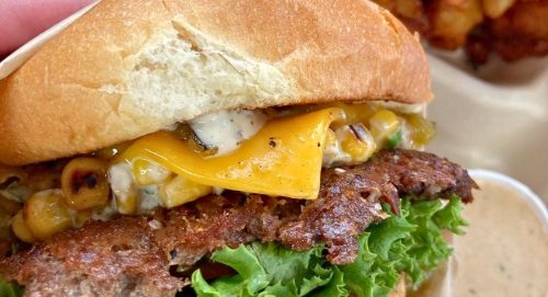 Backyard Burger at Rustic Nomads in Aurora, CO