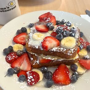 Stuffed French Toast at Athena's in Cranston, RI