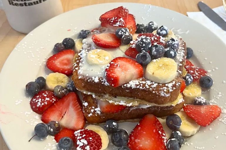 Stuffed French Toast at Athena's in Cranston, RI