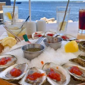 oysters at Pier 52 in Fall River, Massachusetts