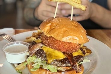 Halo Burger at Lopez & Lefty's in Anaheim, CA