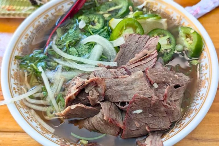 Beef Pho at Noodlezip in Bismarck, North Dakota