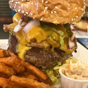 Mount Hood Burger at Boss Burger in Norwalk, Connecticut