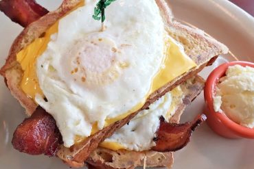 The French Toast Club at Scrambled Diner in Dyer, IN