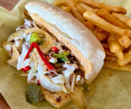 Mushroom Pepper Steak at Murphy's Cafe 126 in Riverton, Utah
