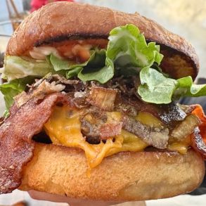 Union Chez Burger at Blue Roof Bistro in Fairbanks, Alaska