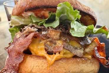 Union Chez Burger at Blue Roof Bistro in Fairbanks, Alaska