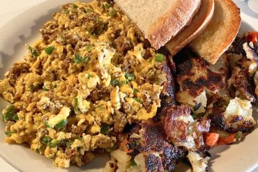 Chorizo Scramble at Cracker Box Restaurant in Carson City, NV