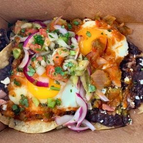 Huevos Rancheros at J's Diner in Hagerstown, MD