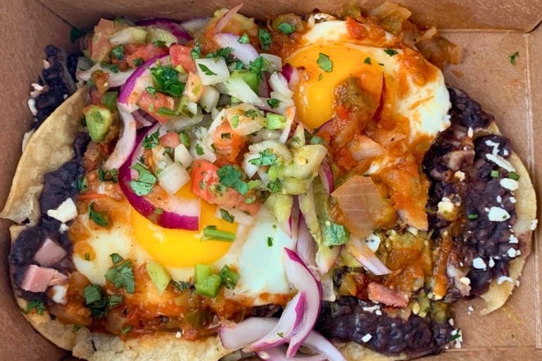 Huevos Rancheros at J's Diner in Hagerstown, MD