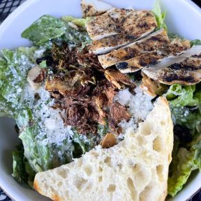 Brussels Sprouts Caesar Salad at Provisions Lot F in Ames, Iowa