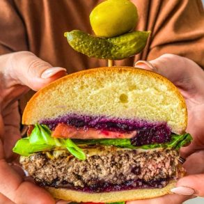 Blueberry Bacon Burger at North Bar in North Little Rock, Arkansas