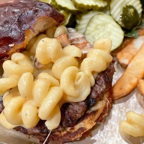 Mac Attack Burger at Elgin Public House in Elgin, Illinois