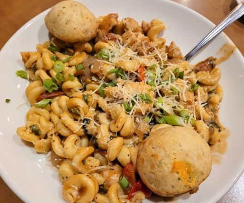 Jambalaya Pasta at Elgin Public House in Elgin, IL