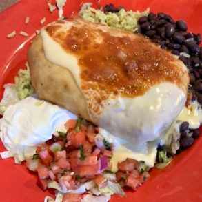 chimichangas at Maria's Cantina in Southaven, MS