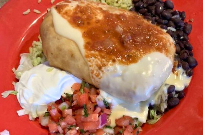 chimichangas at Maria's Cantina in Southaven, MS