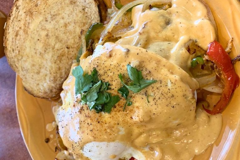 The Cajun Breakfast at Jensen's Cafe in Burnsville, Minnesota