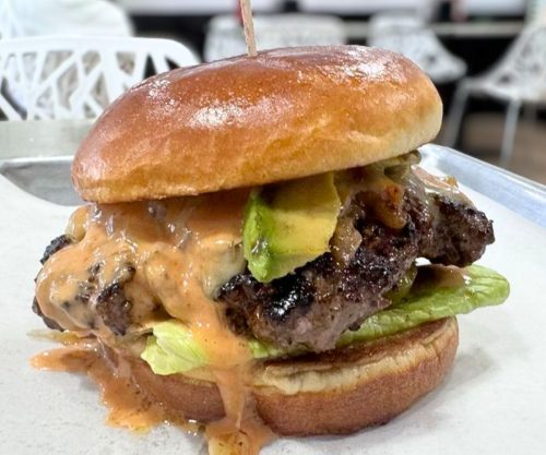 California Burger at Nest Burger in Plano, TX