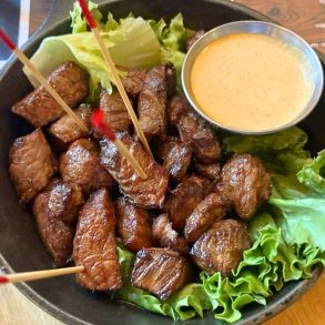 pork belly bites at Cunningham's on the Lake in Kearney, NE