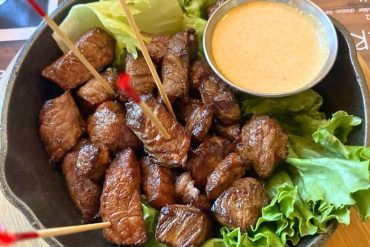 pork belly bites at Cunningham's on the Lake in Kearney, NE