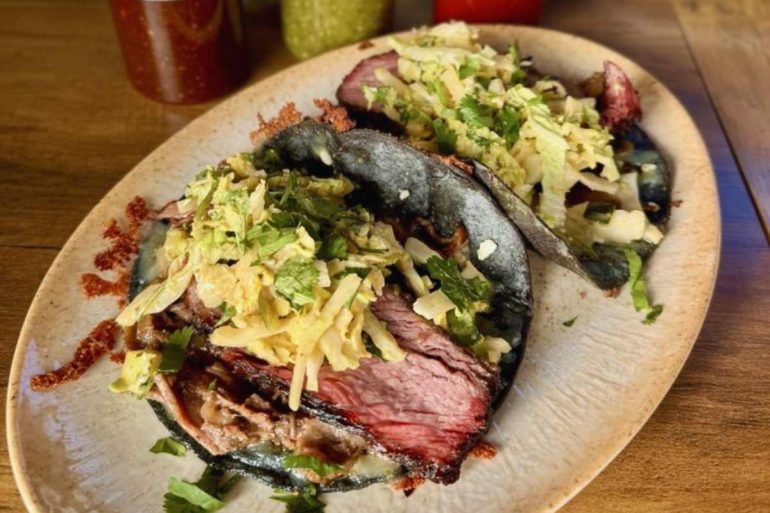 tri tip tacos at TheWhite Rooster in Dana Point, CA