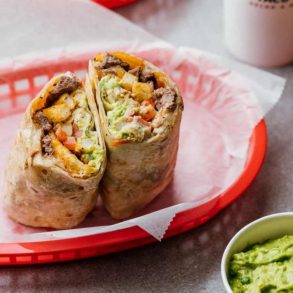 Burrito at The Taco Stand in Riverside CA