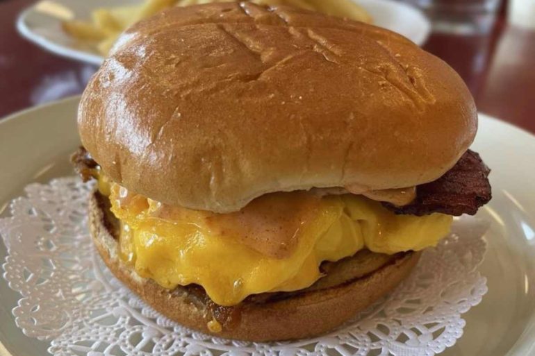 breakfast sandwich at Dear Donna in Kansas City