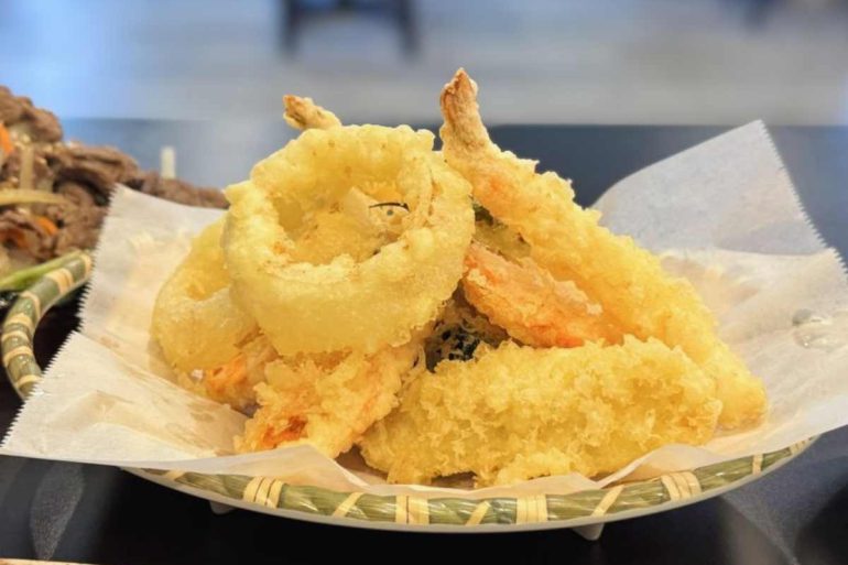 huge tempura at Hankki Korean Restaurant in Sacramento, Arden-Arcade, CA