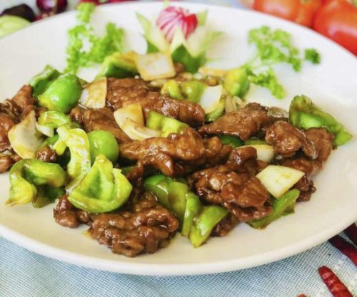 chinese dish at Yoshi in Katy Texas