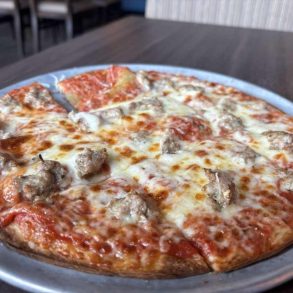 pizza at Gordo's Cafe & Cantina