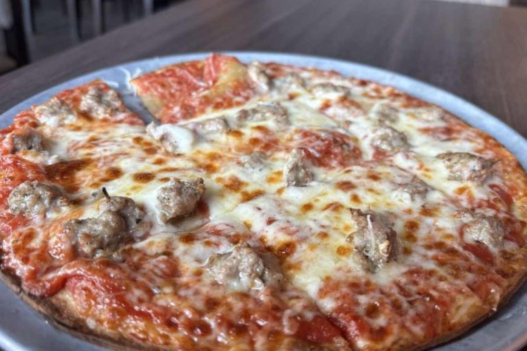 pizza at Gordo's Cafe & Cantina